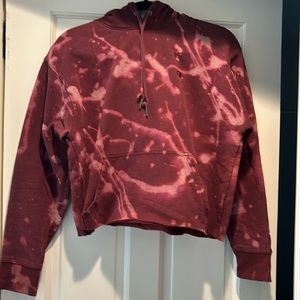 Girls Champion cropped hoodie